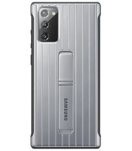 Originalus sidabrinės spalvos dėklas "Protective Standing Cover" Samsung Galaxy Note 20 telefonui "EF-RN980CSE"