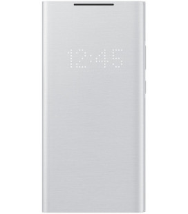 Originalus sidabrinės spalvos atverčiamas dėklas "LED Flipcover Pro" Samsung Galaxy Note 20 Ultra telefonui "EF-NN985PSE"