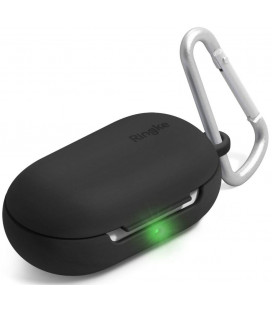 Juodas dėklas Samsung Galaxy Buds/Buds+ ausinėms "Ringke Case"