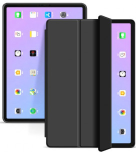 Juodas atverčiamas dėklas Apple iPad Air 4 / 5 / 6 / 2020 / 2022 / 2024 planšetei "Tech-Protect Smartcase"