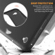 Juodas atverčiamas dėklas Apple iPad Air 2 planšetei "Tech-Protect Smartcase"