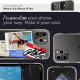 Skaidrus dėklas Apple iPhone 12/12 Pro telefonui "Spigen Ultra Hybrid"