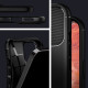 Juodas dėklas Apple iPhone 12/12 Pro telefonui "Spigen Rugged Armor"