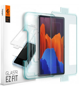 Apsauginis grūdintas stiklas Samsung Galaxy Tab S7 Plus / S8 Plus 12.4 planšetei "Spigen Glas.TR EZ Fit"