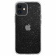 Skaidrus dėklas su blizgučiais Apple iPhone 12 Mini telefonui "Spigen Liquid Crystal Glitter"