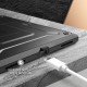 Juodas dėklas Apple iPad Air 4 / 5 / 6 / 2020 / 2022 / 2024 planšetei "Supcase Unicorn Beetle Pro"