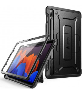 Juodas dėklas Samsung Galaxy Tab S7 / S8 11.0 planšetei "Supcase Unicorn Beetle Pro"
