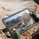 Juodas dėklas Samsung Galaxy Tab S7 / S8 11.0 planšetei "Supcase Unicorn Beetle Pro"
