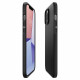 Juodas dėklas Apple iPhone 12/12 Pro telefonui "Spigen Thin Fit"