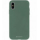 Dėklas Mercury Silicone Case Apple iPhone 12 Pro Max tamsiai žalias
