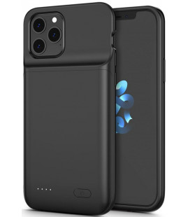 Juodas dėklas su papildoma 4800mAh baterija Apple iPhone 12/12 Pro telefonui "Tech-Protect Powercase"