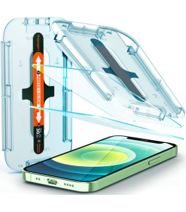 Apsauginis grūdintas stiklas Apple iPhone 12 Mini telefonui "Spigen Glas.TR EZ Fit"