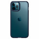 Mėlynas dėklas Apple iPhone 12/12 Pro telefonui "Spigen Ultra Hybrid"