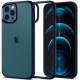 Mėlynas dėklas Apple iPhone 12/12 Pro telefonui "Spigen Ultra Hybrid"