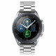 Sidabrinės spalvos apyrankė Samsung Galaxy Watch 3 45mm laikrodžiui "Spigen Modern Fit Band"