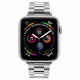 Sidabrinės spalvos apyrankė Apple Watch 4 / 5 / 6 / 7 / 8 / 9 / SE (38 / 40 / 41 mm) laikrodžiui "Spigen Modern Fit Band"