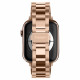 Rausvai auksinės spalvos apyrankė Apple Watch 8 / 9 / 10 / 11 / 12 / SE (40 / 41 / 42 mm) laikrodžiui "Spigen Modern Fit Band"