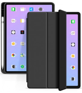 Juodas atverčiamas dėklas Apple iPad Air 4 2020 / 5 2022 planšetei "Tech-Protect SC Pen"