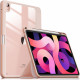 Rožinis atverčiamas dėklas Apple iPad Air 4 2020 / 5 2022 planšetei "Infiland Crystal Case"