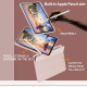 Rožinis atverčiamas dėklas Apple iPad Air 4 2020 / 5 2022 planšetei "Infiland Crystal Case"