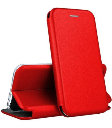 Raudonas atverčiamas dėklas Samsung Galaxy A31 telefonui "Book Elegance"