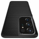 Juodas dėklas Samsung Galaxy S21 Ultra telefonui "Spigen Liquid Air"