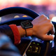 Ruda apyrankė Apple Watch 8 / 9 / 10 / 11 / SE / ULTRA (44 / 45 / 46 / 49 MM) laikrodžiui "Tech-Protect Leatherfit"