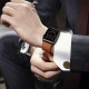 Ruda apyrankė Apple Watch 4 / 5 / 6 / 7 / 8 / 9 / SE / Ultra 1 / 2 (42 / 44 / 45 / 49 mm) laikrodžiui "Tech-Protect Leatherfit"
