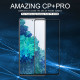 Juodas apsauginis grūdintas stiklas Samsung Galaxy S20 FE telefonui "Nillkin Amazing 2.5D CP+ Pro"