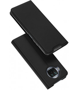 Juodas atverčiamas dėklas Xiaomi Mi 10T Lite/Redmi Note 9T Pro/Note 9 Pro 5G telefonui "Dux Ducis Skin Pro"