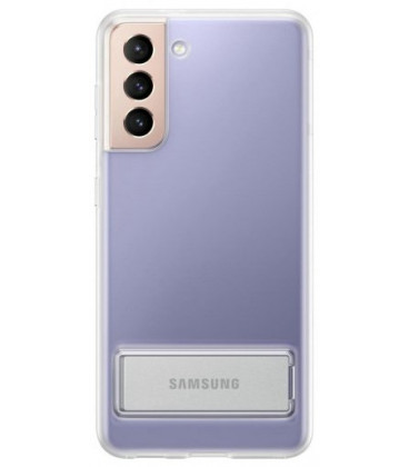 Originalus skaidrus dėklas "Standing Cover" Samsung Galaxy S21 telefonui "EF-JG991CTE"