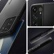 Juodas dėklas Samsung Galaxy S21 Ultra telefonui "Spigen Thin Fit"